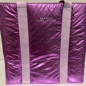 Marc Jacobs Metallic Purple Tote Bag